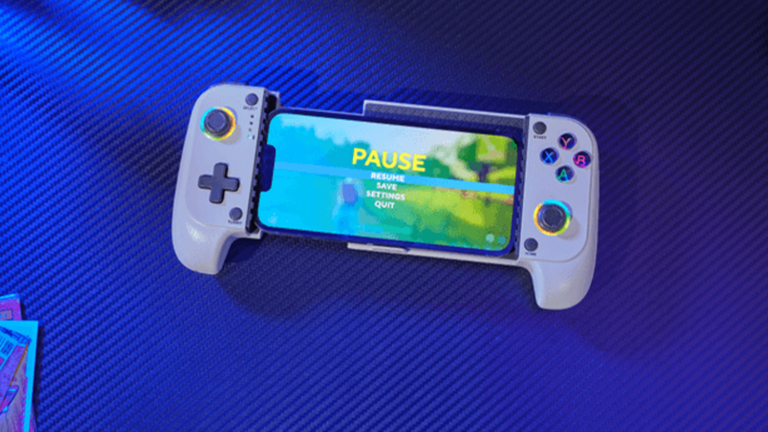 Mobile Gamepad Trust Mylox GXT 735G Gray na hernom stole