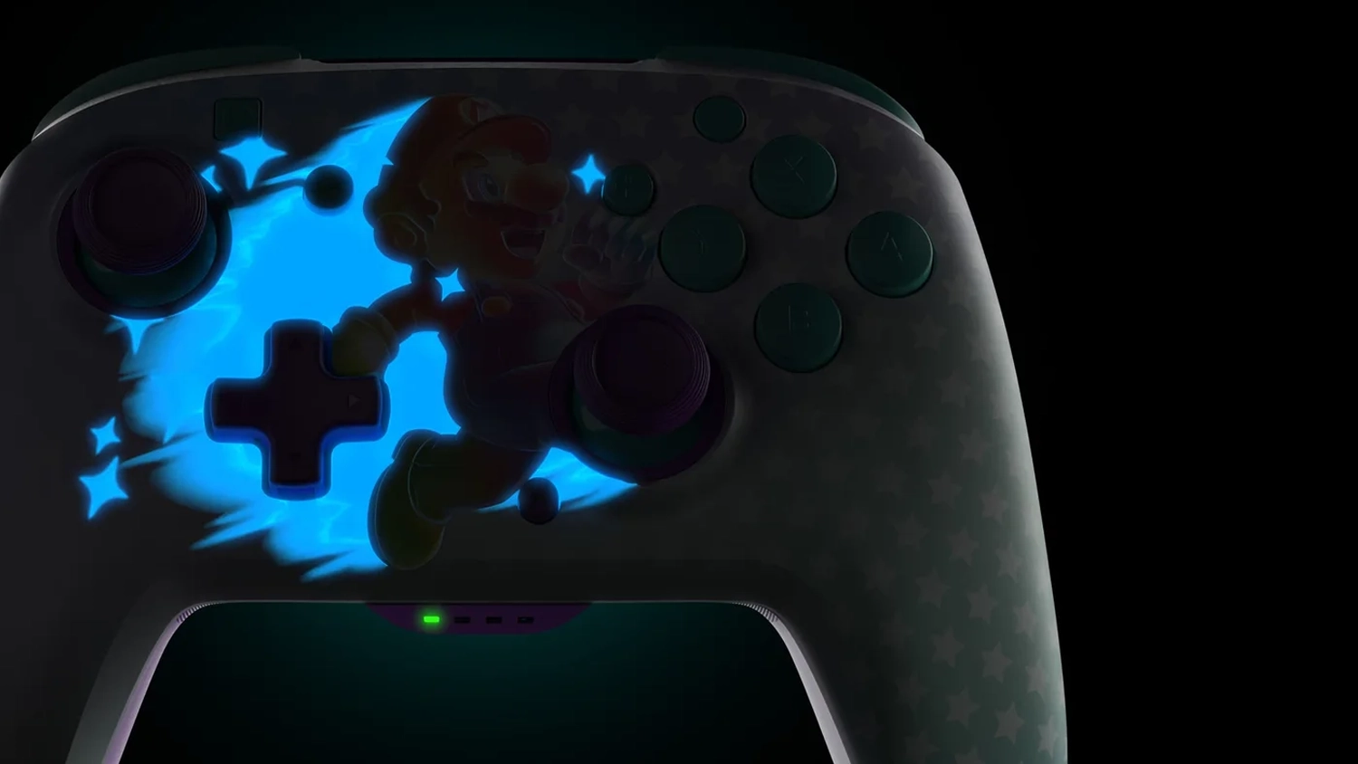 Gamepad Turtle Beach Invincible Mario svieti v tme