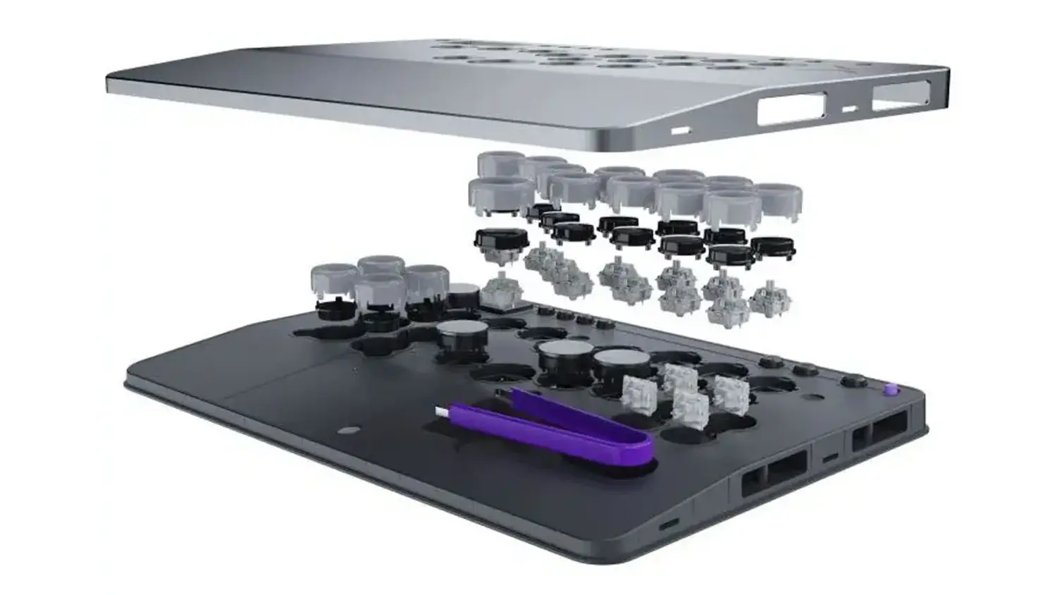 Vymeniteľn&eacute; sp&iacute;nače hern&eacute;ho ovl&aacute;dača Turtle Beach Victrix Pro KO Leverless Fight Stick PS4/PS5/PC
