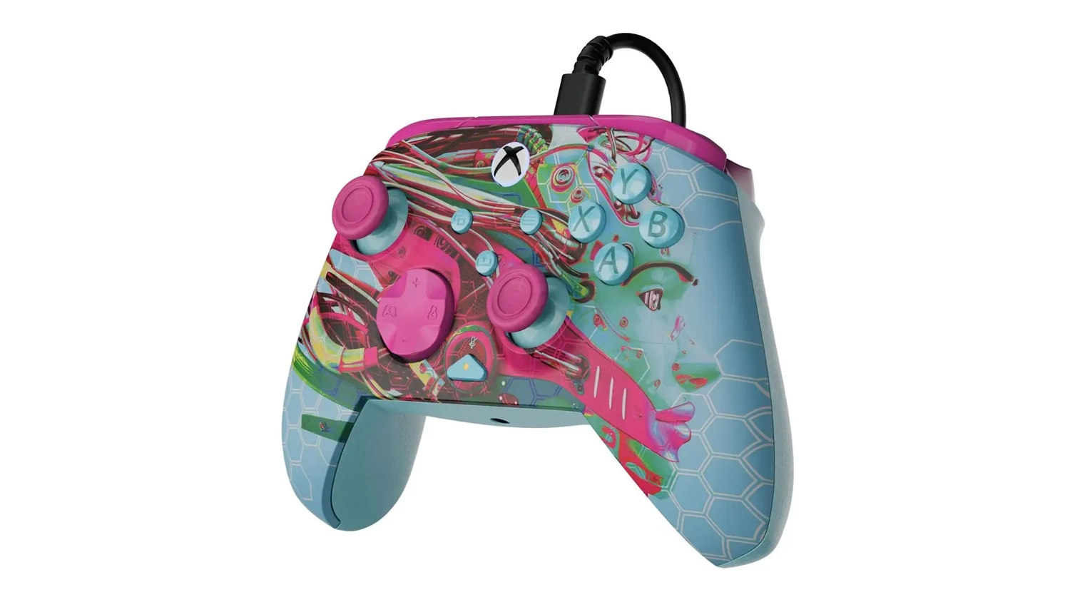 Gamepad Turtle Beach Rematch Glow Advanced Android Dreams šikmý predný pohľad