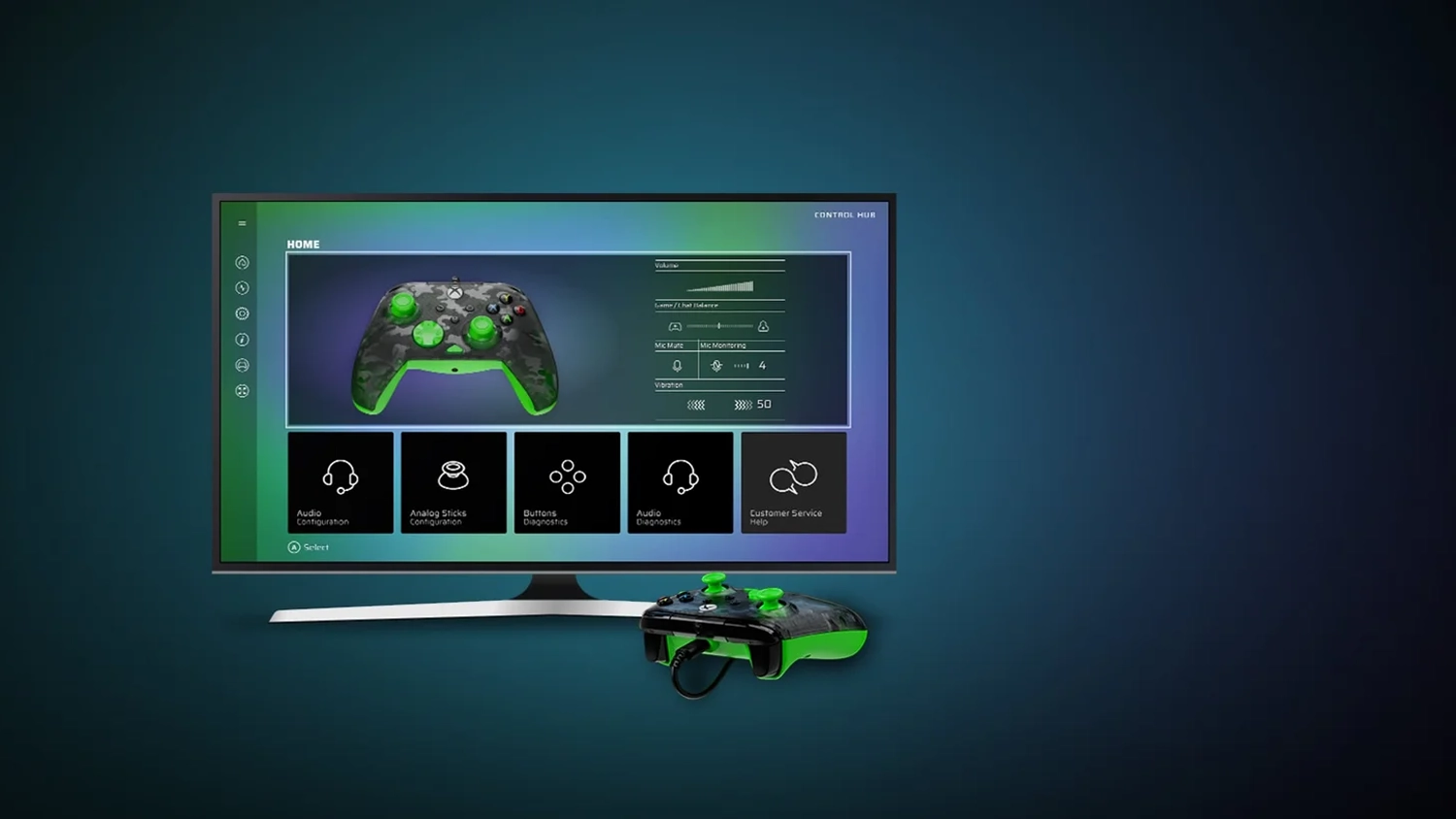 Aplikácia na nastavenie gamepadu Turtle Beach