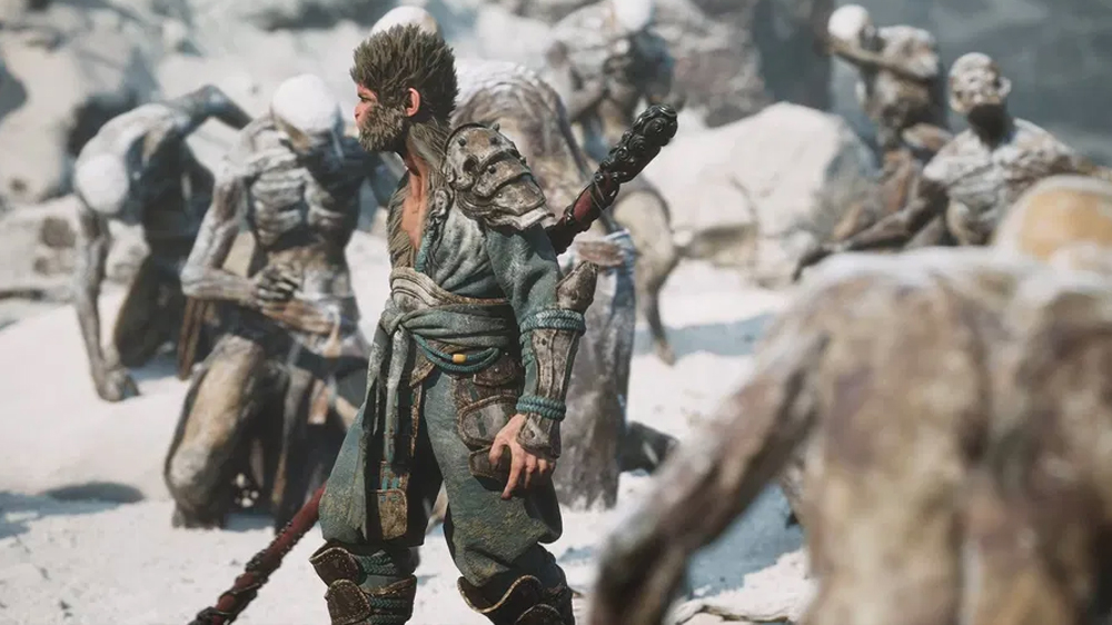 Hlavní postava hry na konzoli BLACK MYTH: WUKONG PS5_02