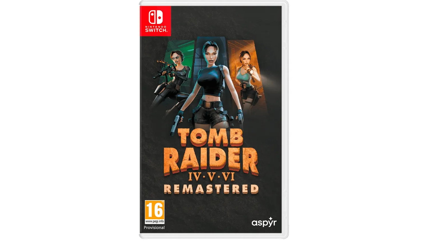 Obal hry pro Nintendo U&I Tomb Raider IV-VI Remastered Starring Lara Croft přední pohled