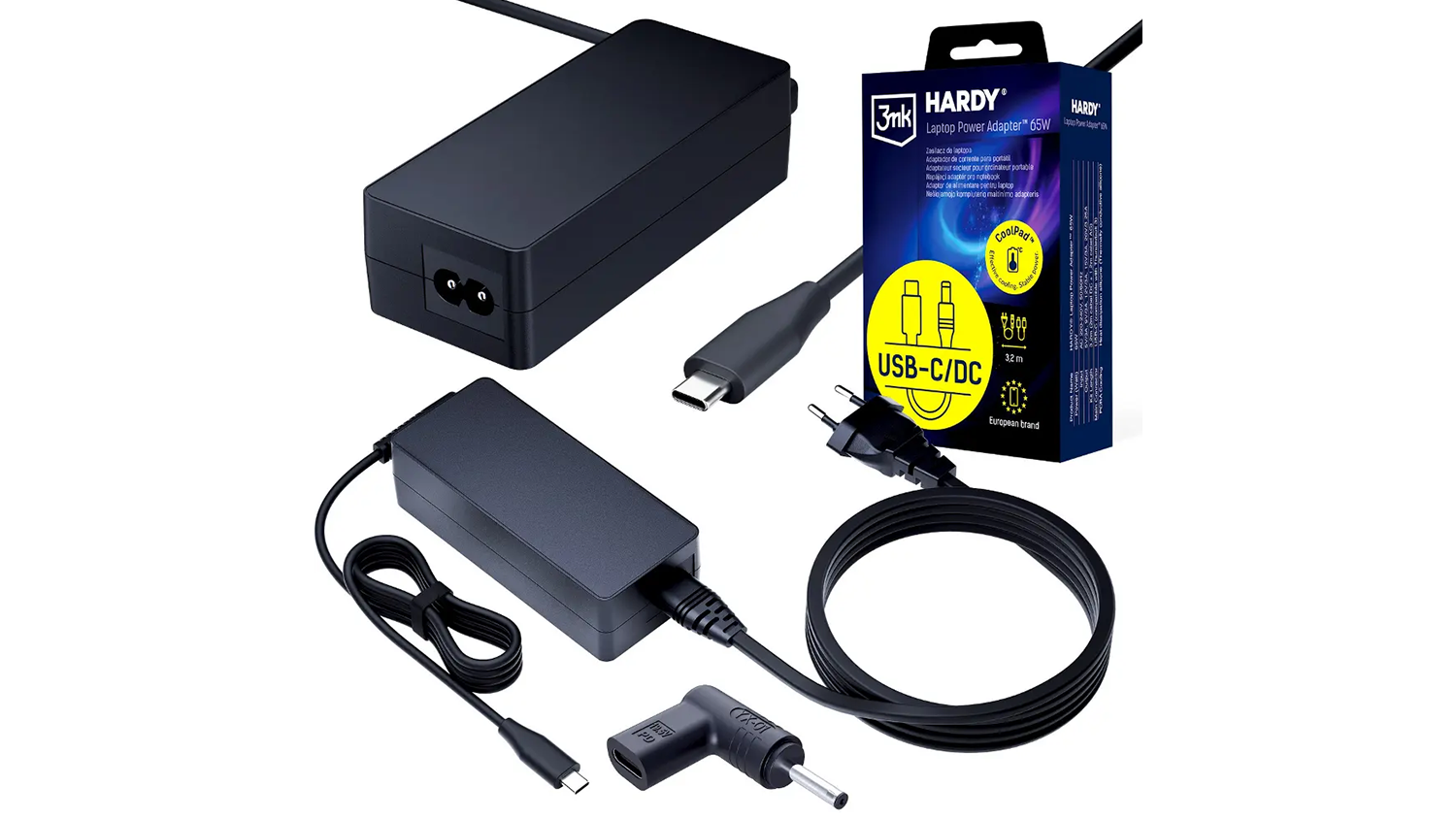 Napájecí adaptér 3mk HARDY 65 W černý