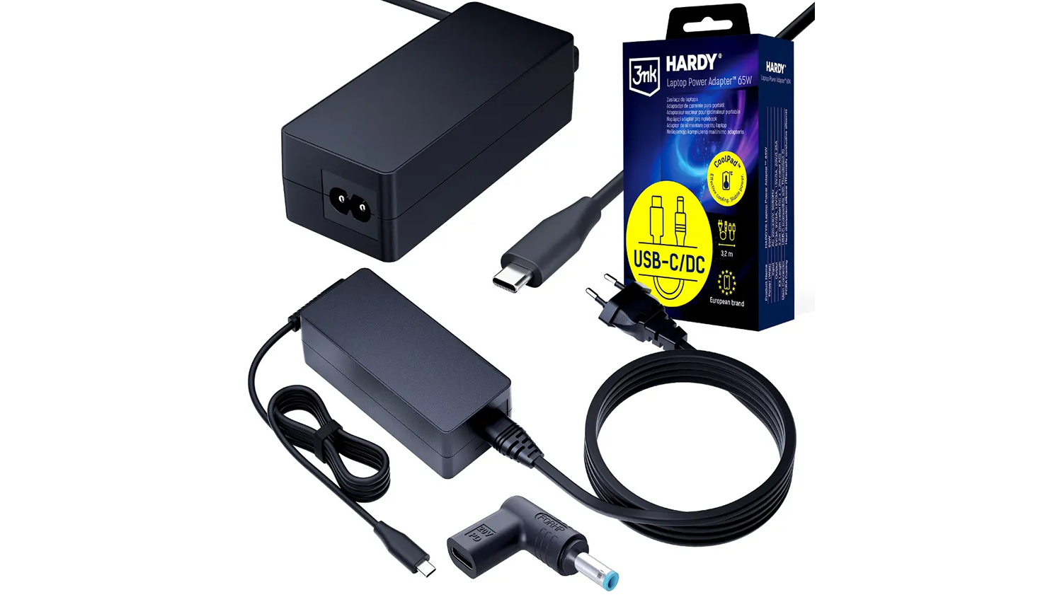 Napájecí adaptér 3mk HARDY 65 W černý