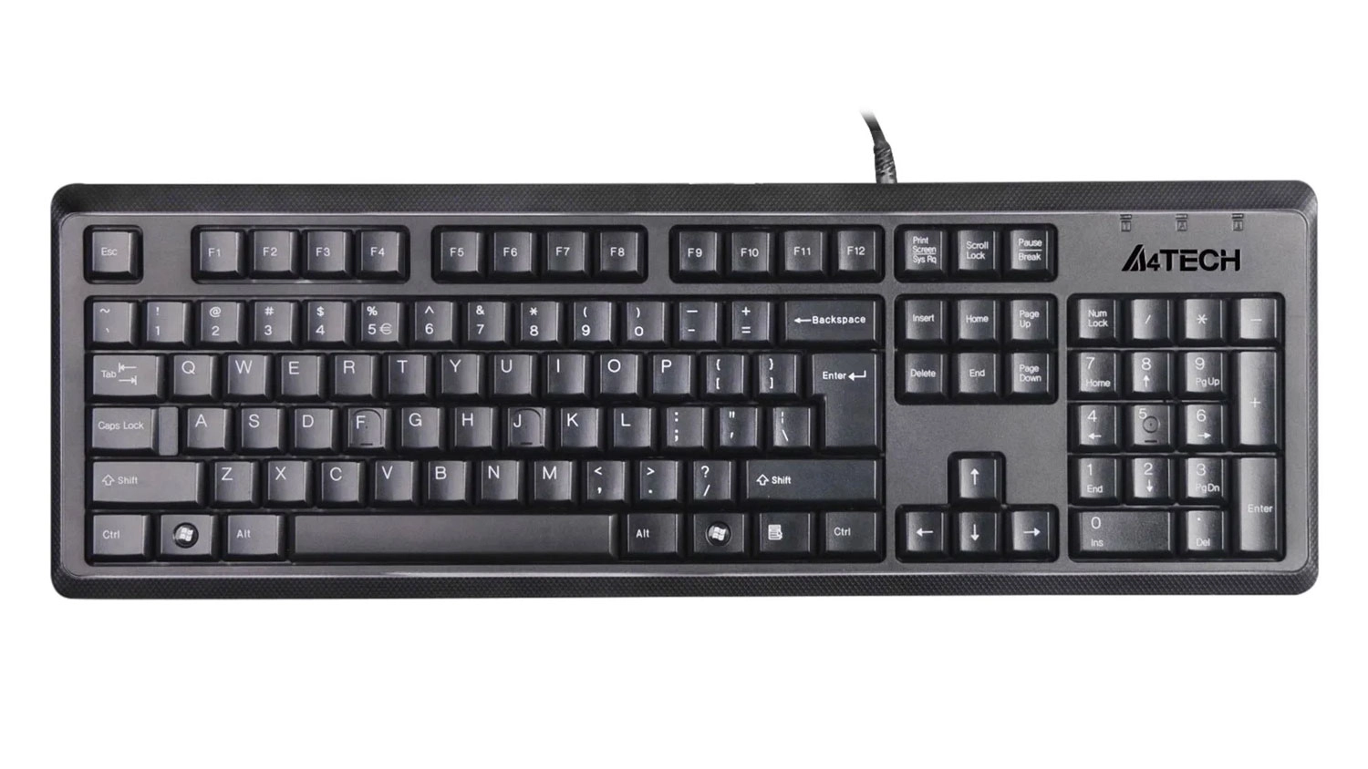 PC klávesnica A4TECH KR-92 CZ/US Black