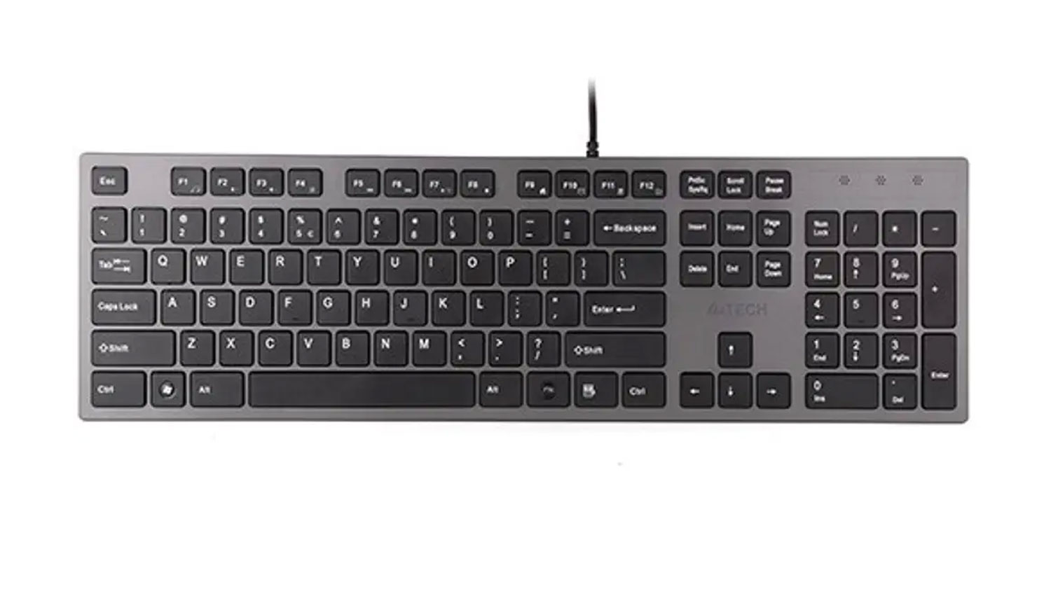 Hern&aacute; kl&aacute;vesnica A4TECH KV-300H CZ/US Grey