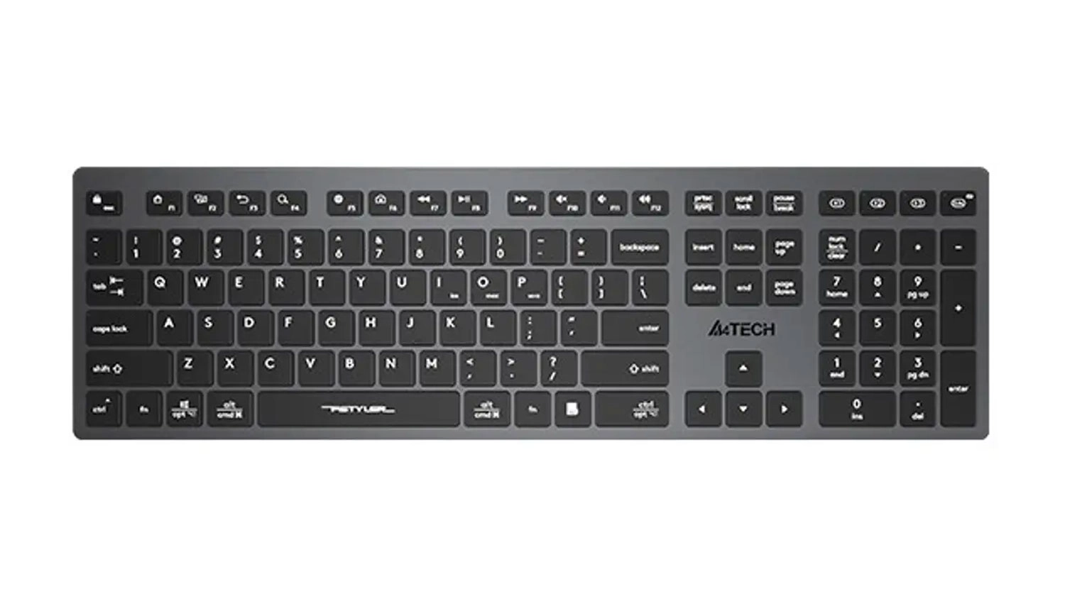 PC klávesnica A4TECH FSTYLER FBX50C CZ/SK Grey