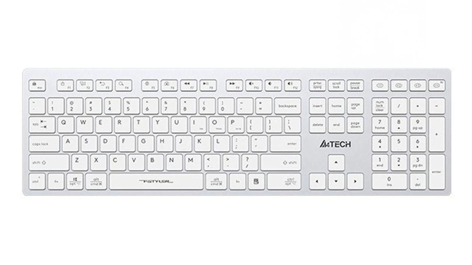 PC klávesnica A4TECH FSTYLER FBX50C CZ/SK White