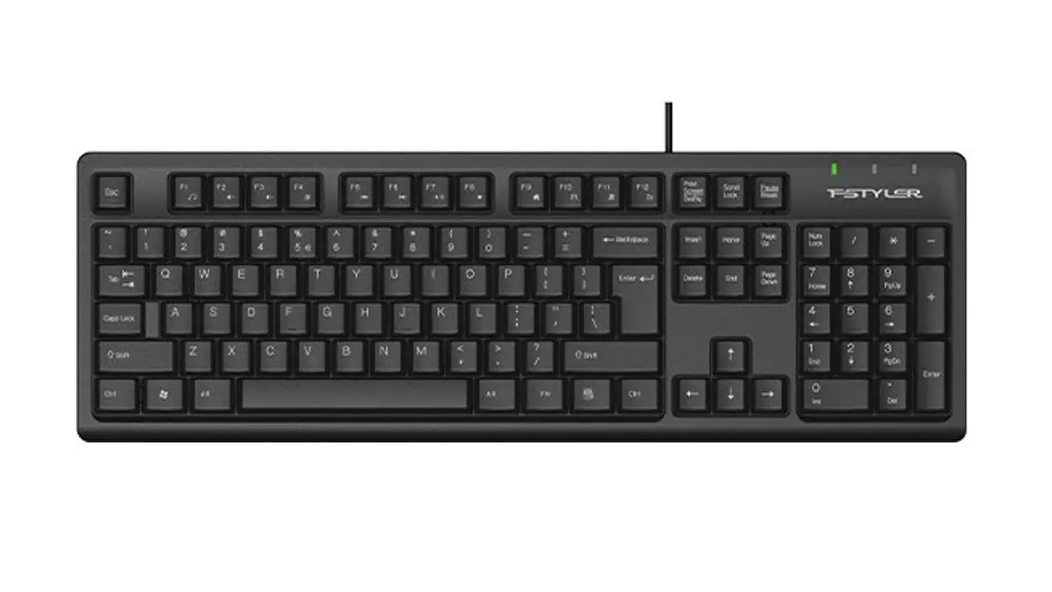 PC kl&aacute;vesnica A4TECH FSTYLER FK12 CZ/US Black