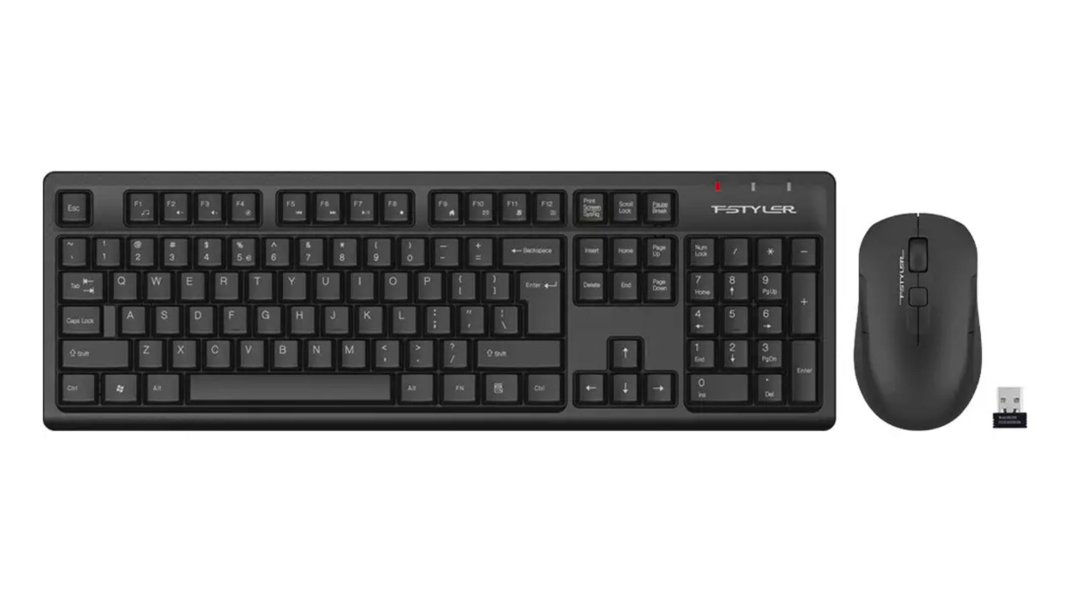 PC klávesnica s myšou A4TECH FSTYLER FG1200 CZ Black