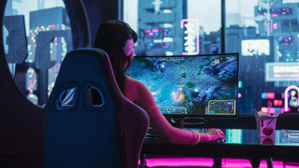 Hraní her na prohnutém monitoru_03
