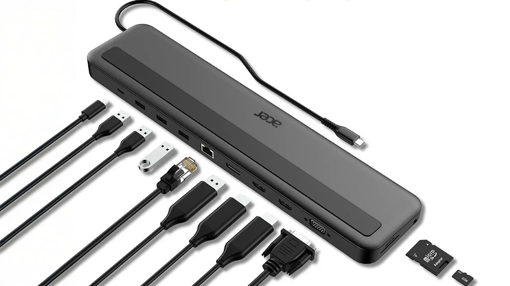 Minidock Acer USB-C 13v1 s možnostmi připojení_03