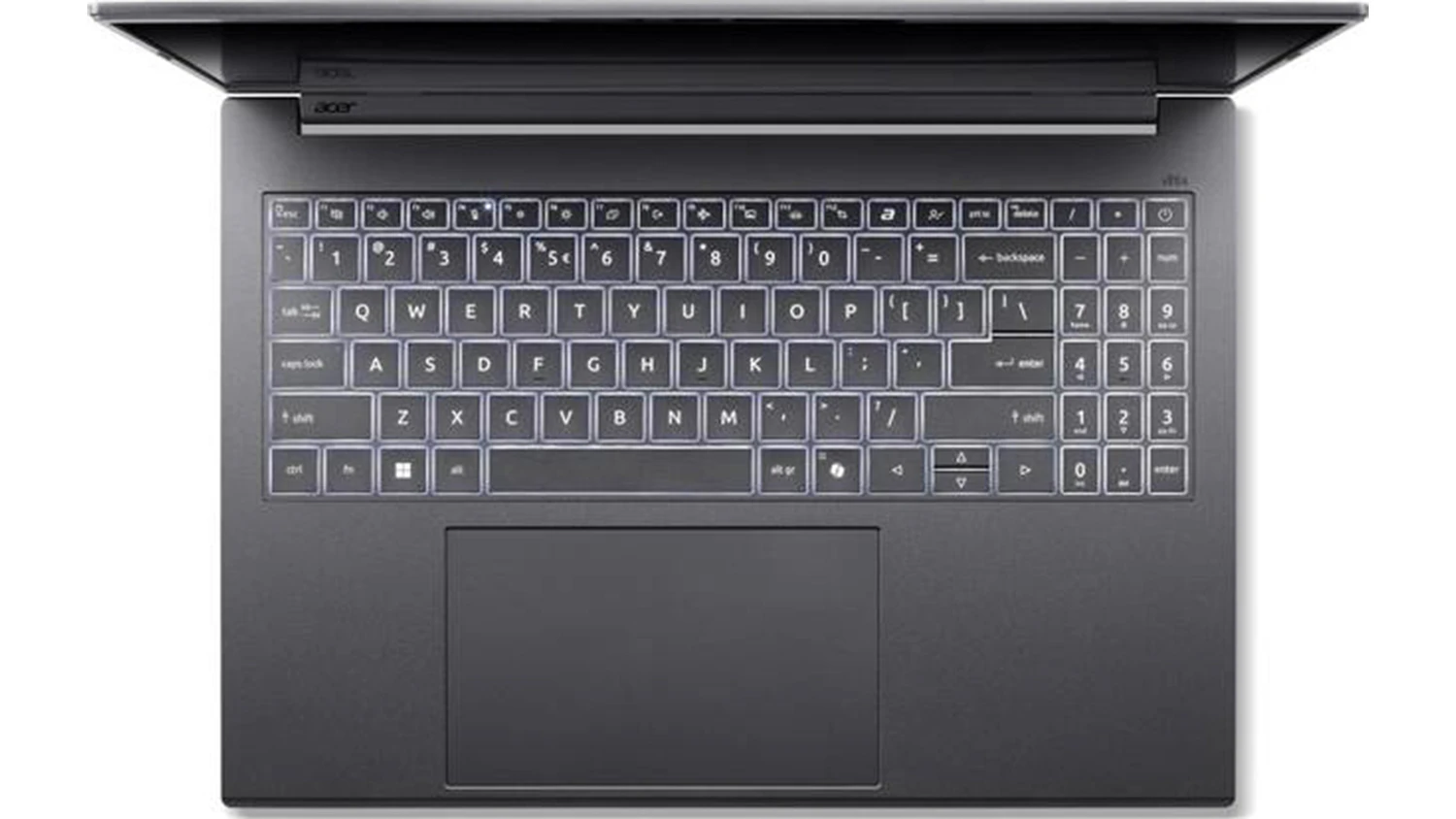Acer Aspire 16 – klávesnice notebooku
