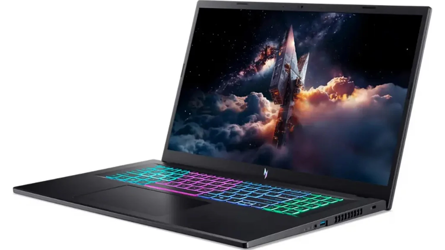 Notebook Acer Nitro V 17, pohled ze strany
