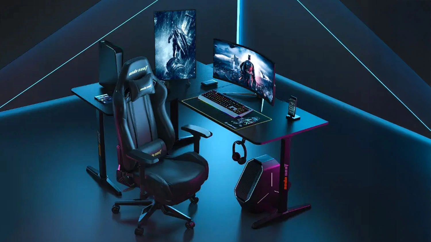 Herný stôl Anda Seat Wind Seeker Premium so stoličkou a ďalším vybavením