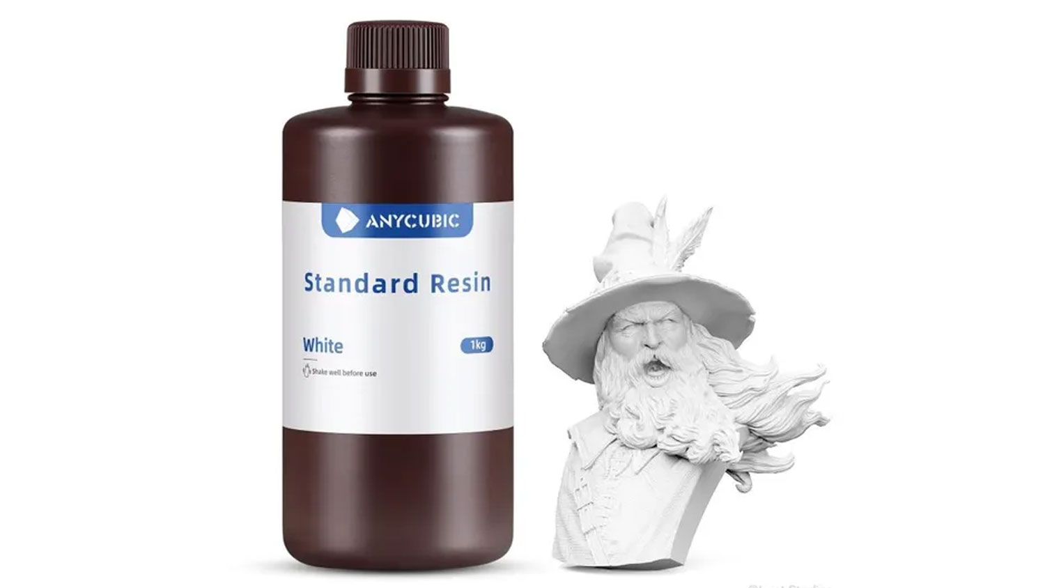 UV pryskyřice AnyCubic UV Resin Standard White.