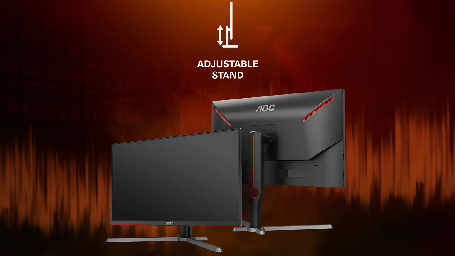 Nastaviteľný stojan monitora AOC Q27G3XMN/BK