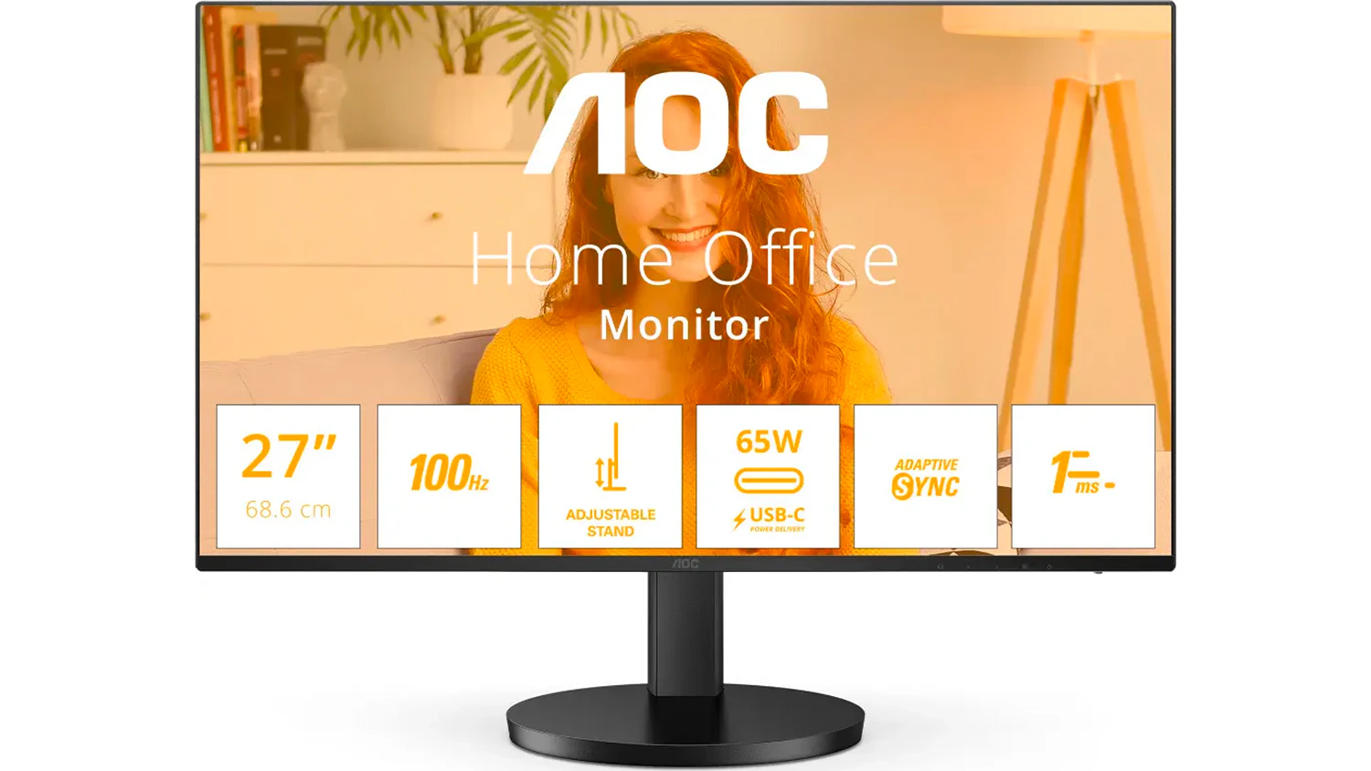 Monitor 27 AOC Q27B3CF2 čierny