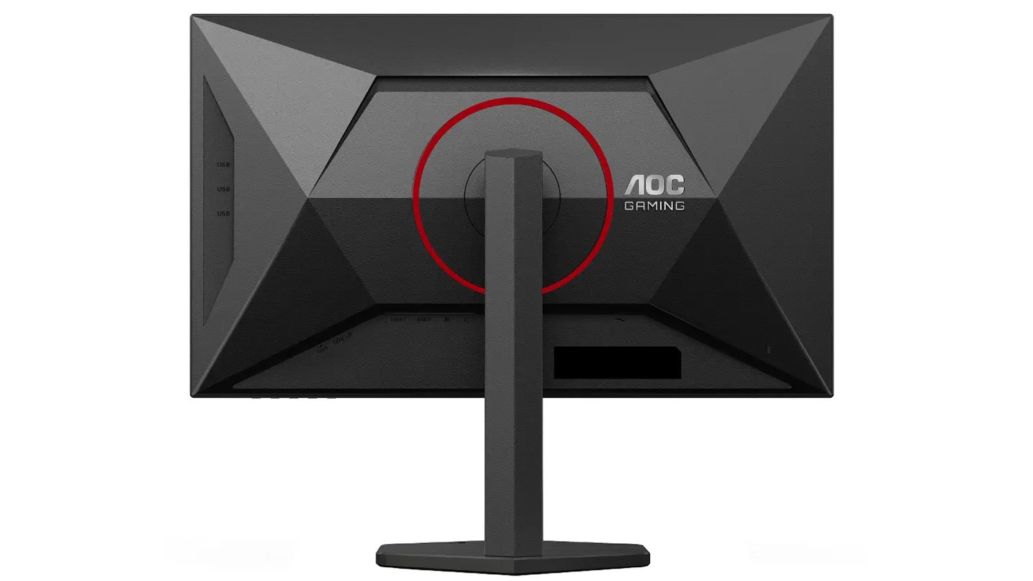 Pohled na monitor AOC U27G4R zezadu
