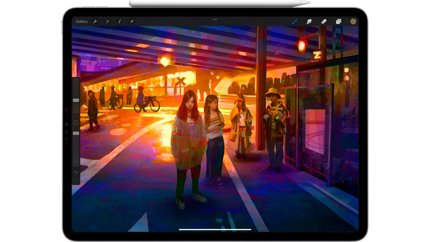 Dotykov&eacute; pero Apple &ndash; ilustrace použit&iacute;