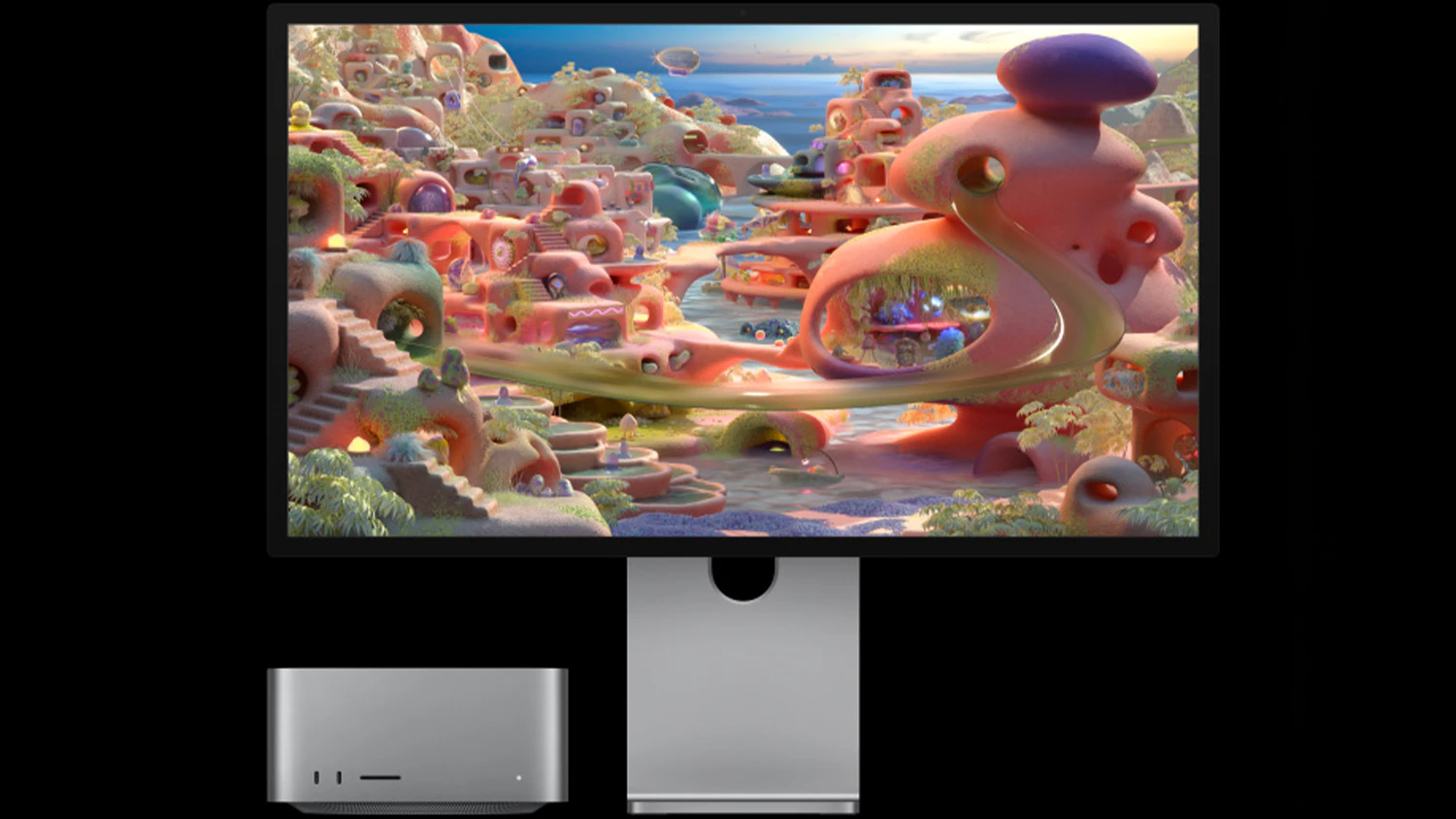 Monitor Apple Studio Display XDR 2026 vedle iMacu