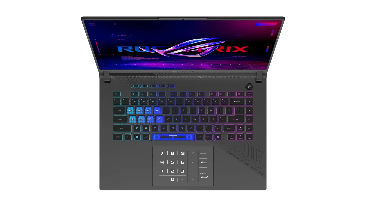 Klávesnica notebooku Asus ROG Strix G16