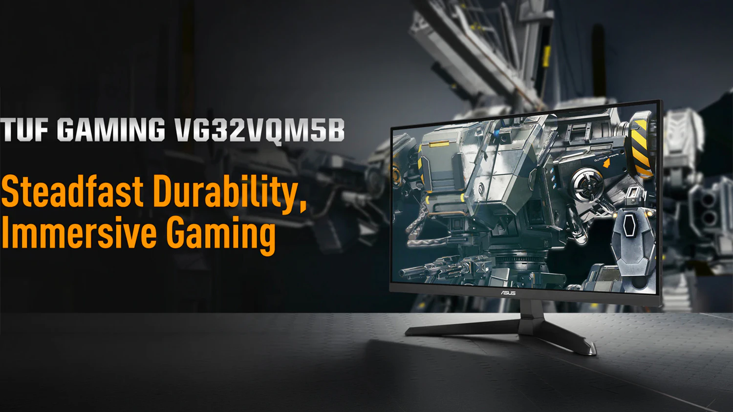 Hern&yacute; monitor ASUS TUF Gaming Series 5 VG32VQM5B s grafikou robota