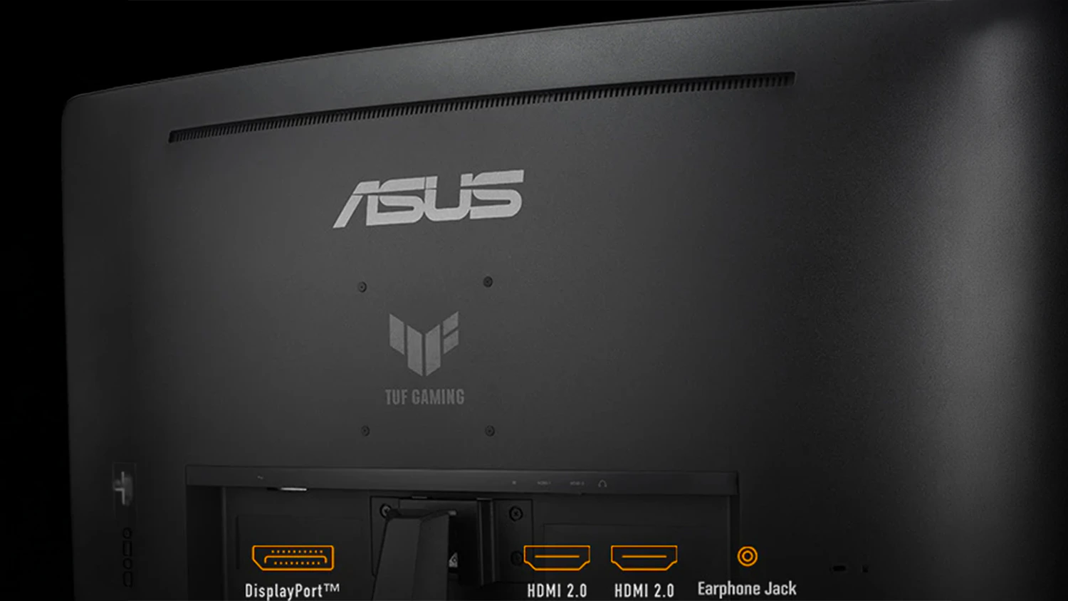 Porty na zadnej strane monitora ASUS TUF Gaming Series 5 VG32VQM5B