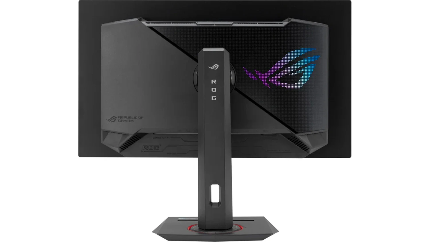 Monitor ASUS ROG Strix OLED XG27ACDNG, pohľad zozadu