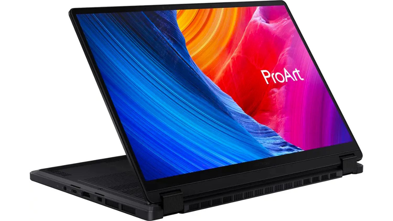 Naklopený displej notebooku Asus ProArt P16 pro práci