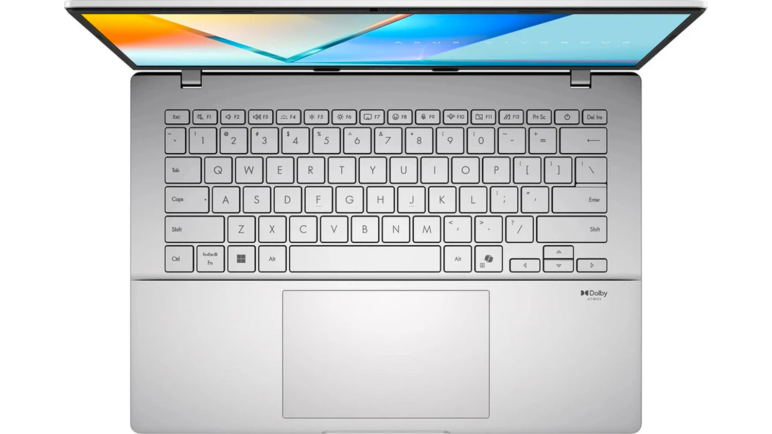 Notebook ASUS Vivobook S14 – klávesnica