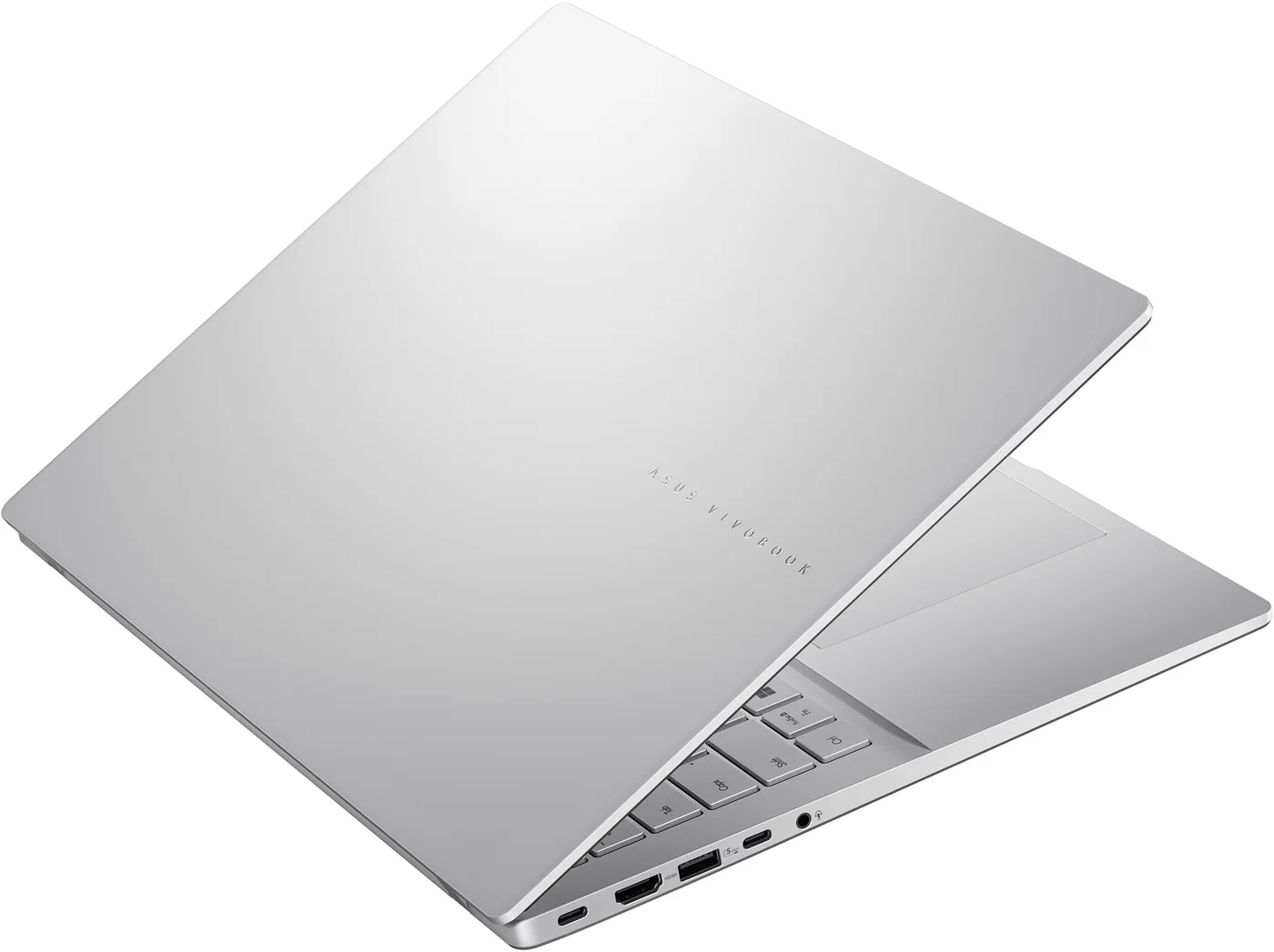 Notebook ASUS Vivobook S16 – pohľad na šasi s logom