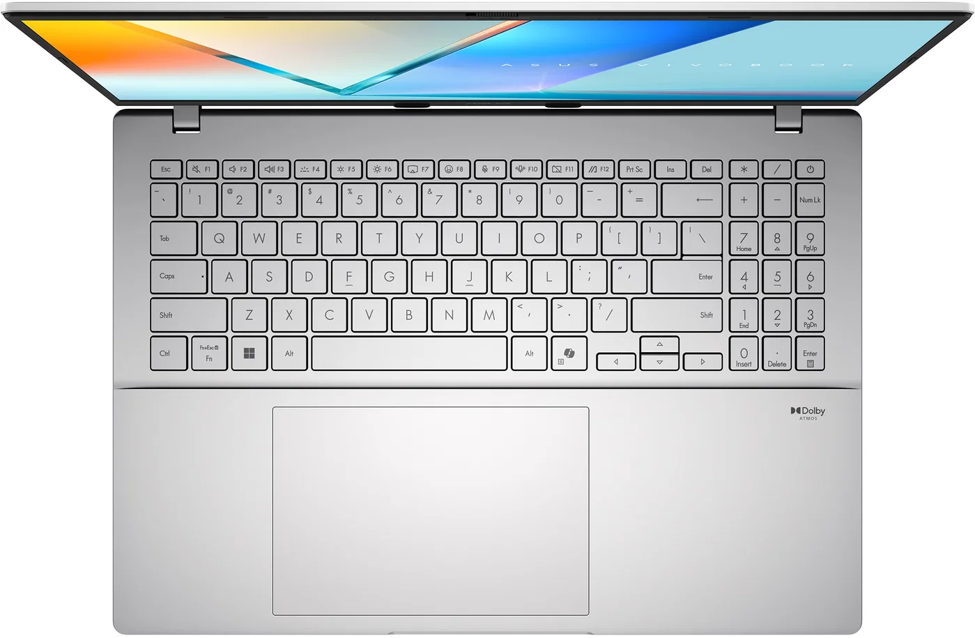 Notebook ASUS Vivobook S16 – klávesnica