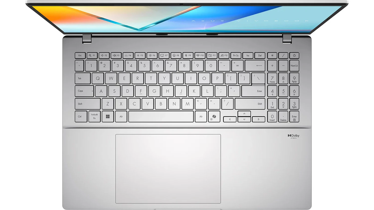Notebook ASUS Vivobook S16 – klávesnica