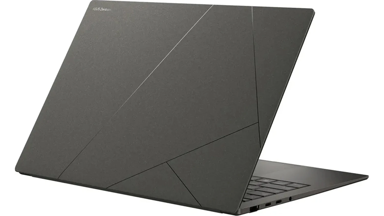 Notebook ASUS Zenbook S 14 – pohľad na šasi s logom