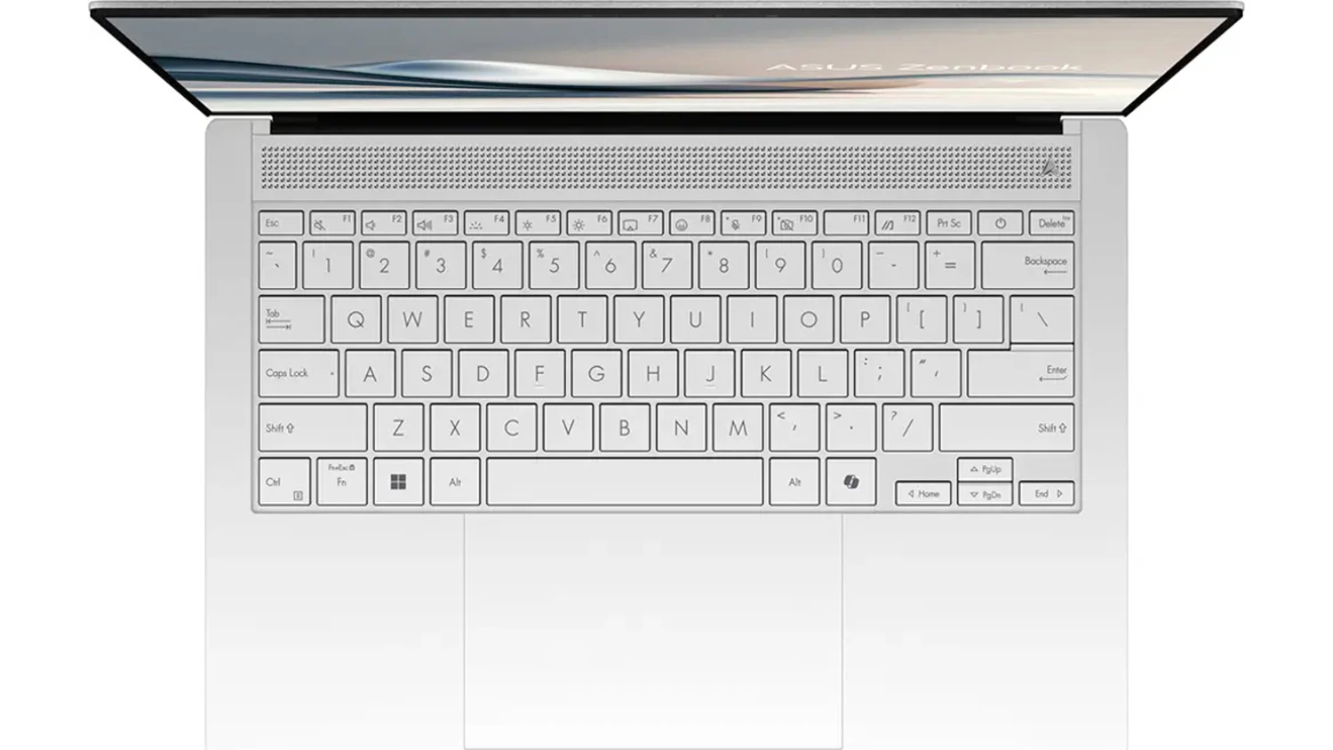 Notebook ASUS Zenbook S 14 – klávesnica