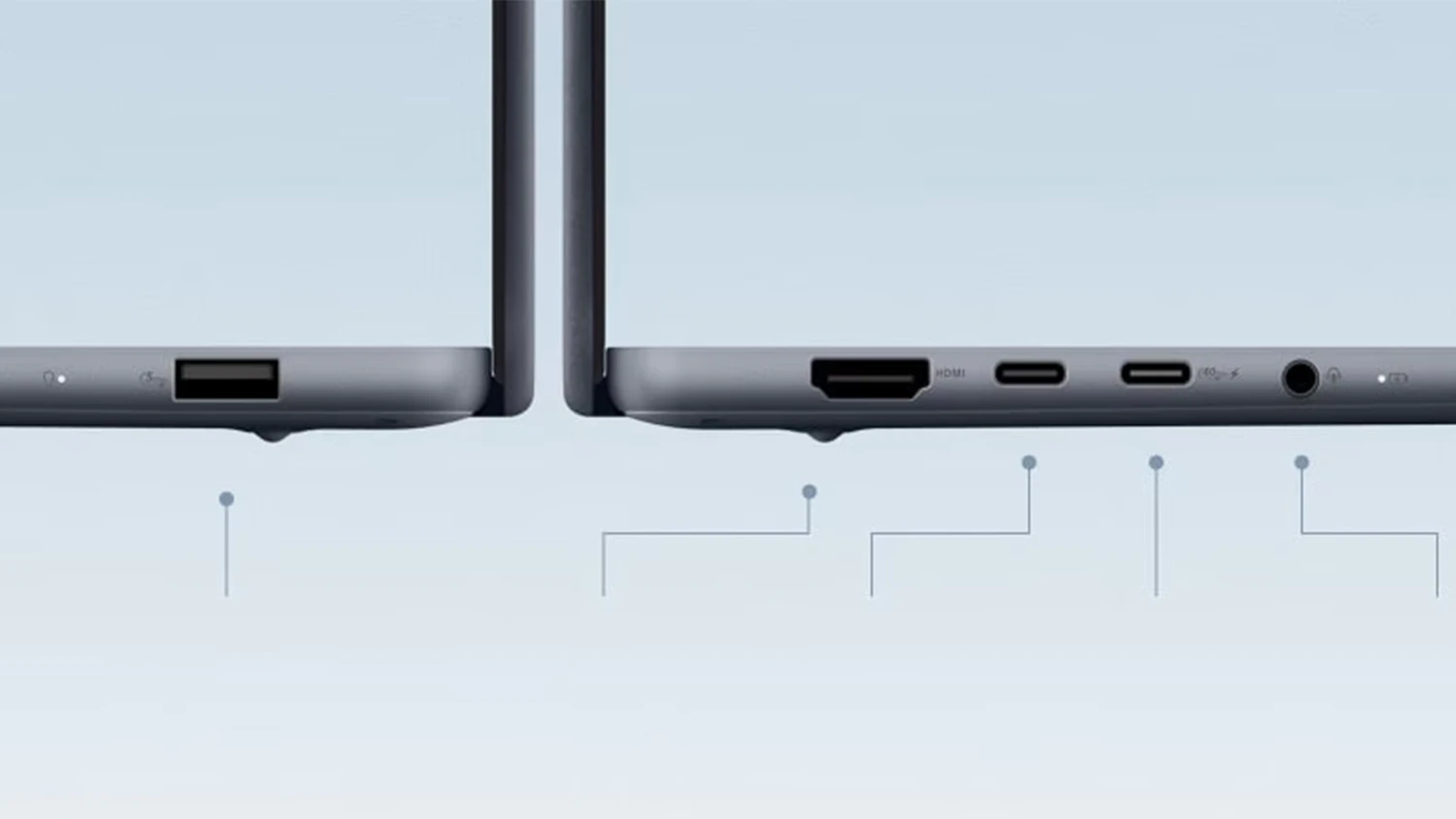 Porty notebooku ASUS Zenbook 14