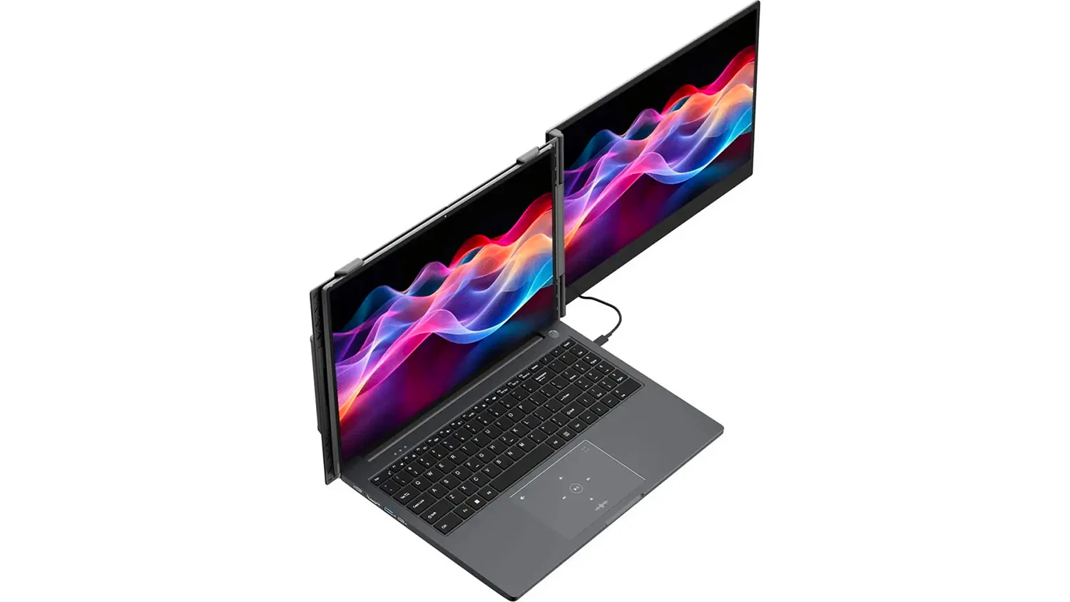 Př&iacute;davn&yacute; monitor Blackview pohled &scaron;ikmo shora