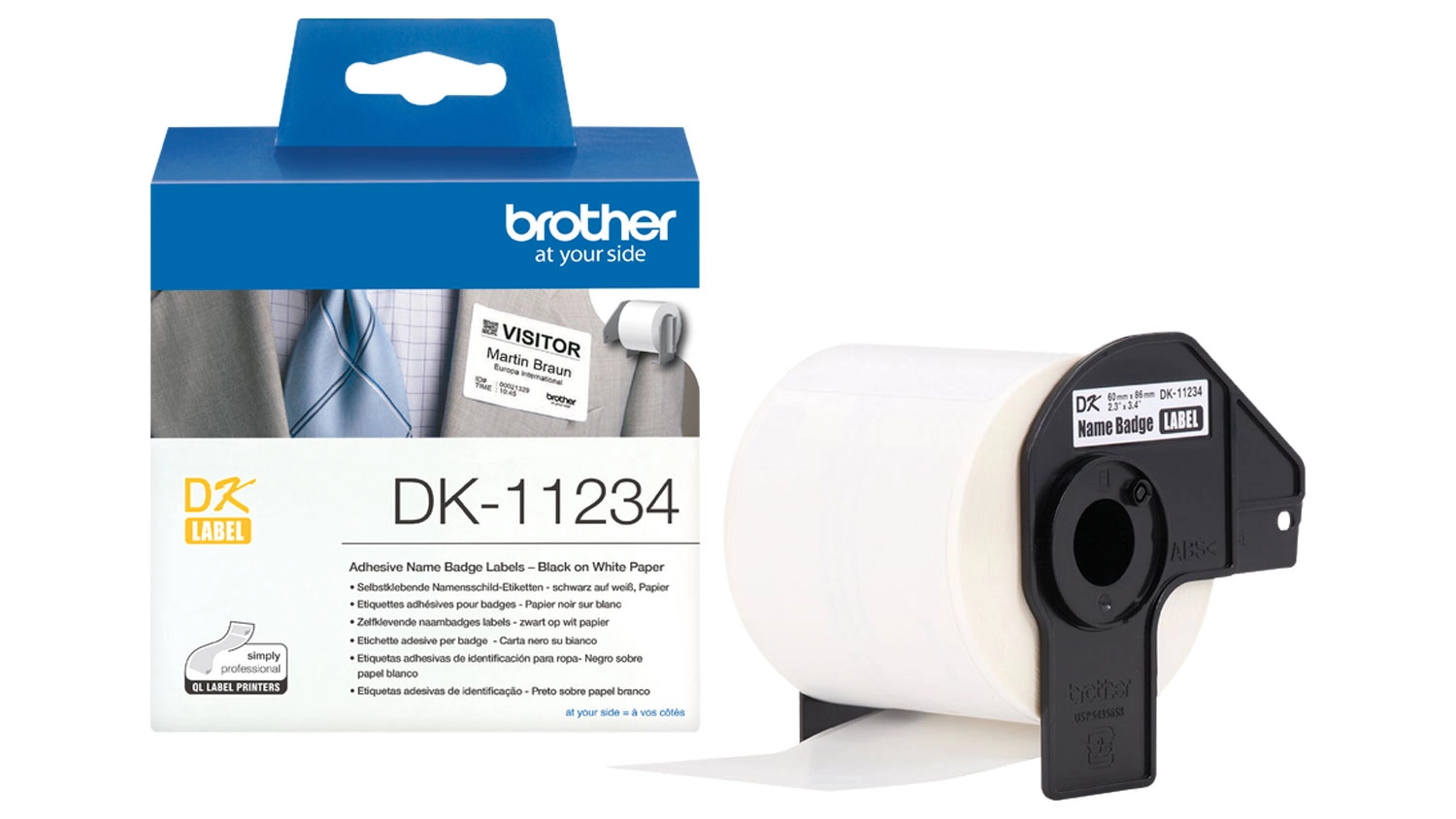 Papírové štítky Brother DK-11234