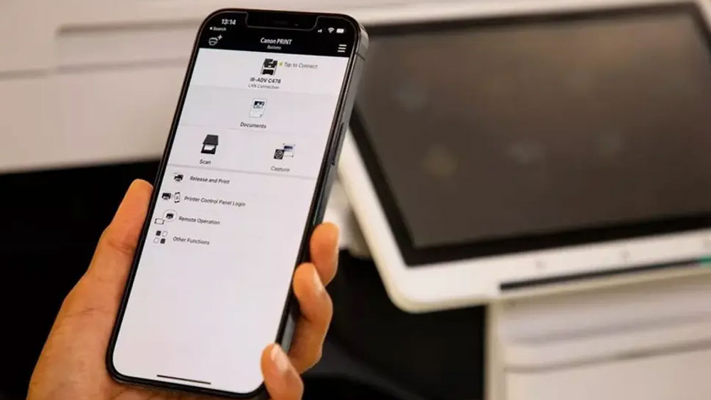 Laserová tiskárna Canon i-SENSYS MF754Cdw a propojení s mobilem_03