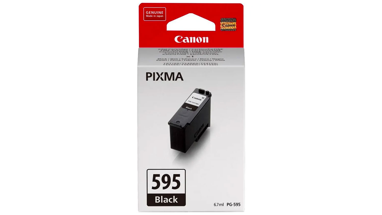 Atramentov&aacute; cartridge Canon PG-595 Black.