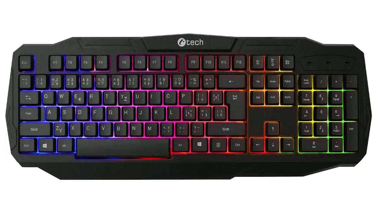 Herná membránová klávesnica C-TECH Arcus (GKB-15)