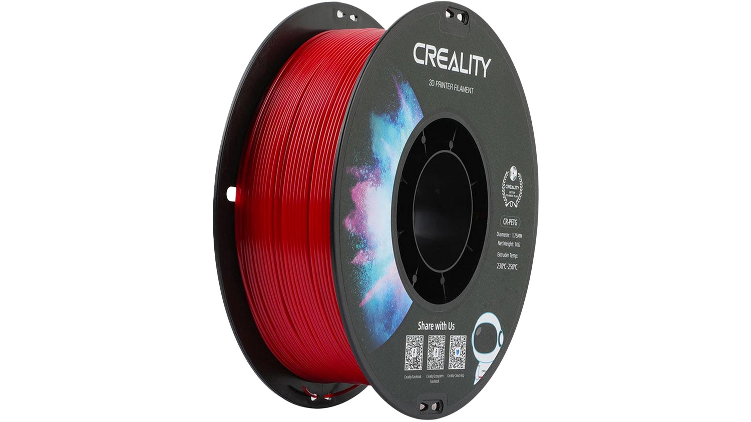 Filament Creality PETG červen&yacute;