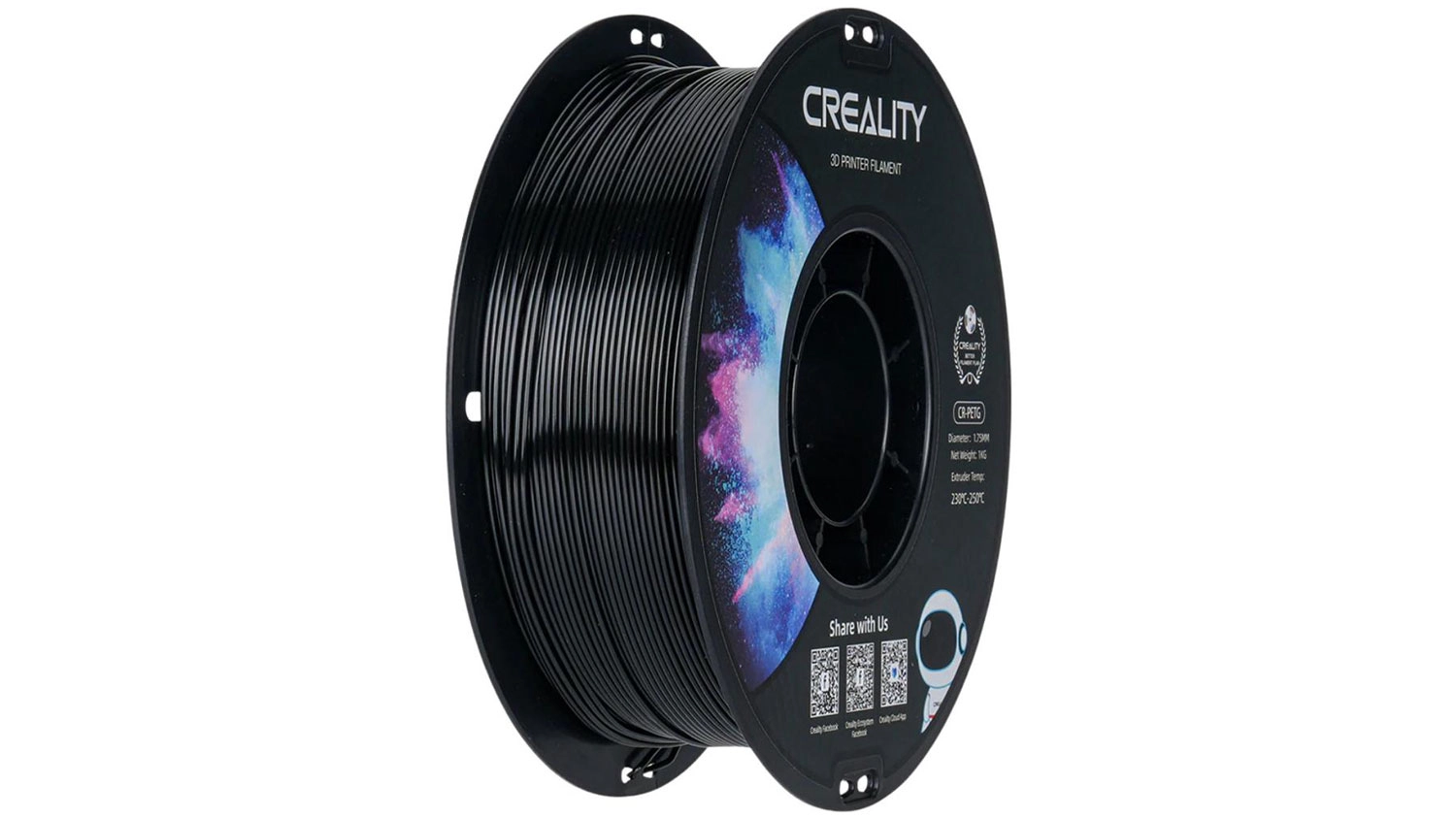 Filament Creality PETG čierny