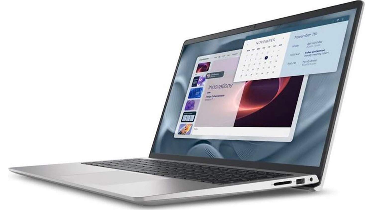 Notebooku Dell Pro 15 Essential PV15250 z boku