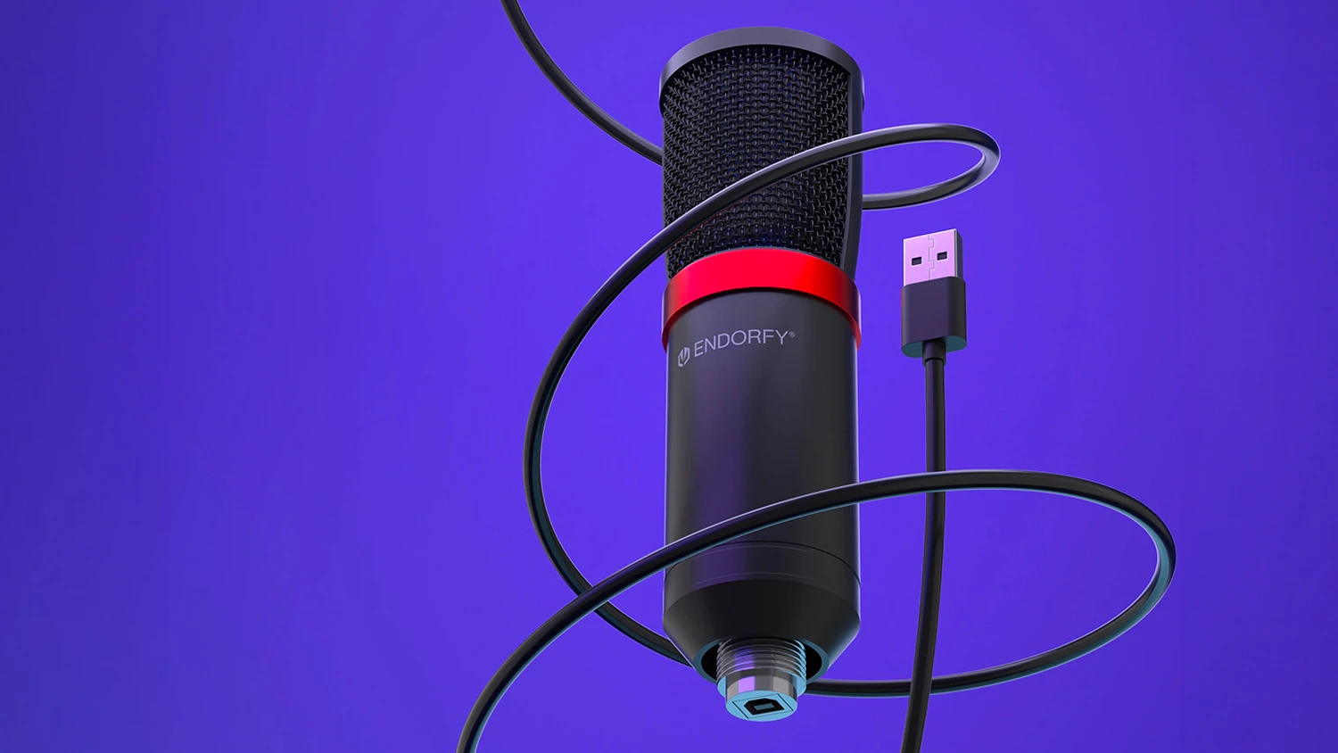 Mikrofon Endorfy Streaming T s kabelem USB