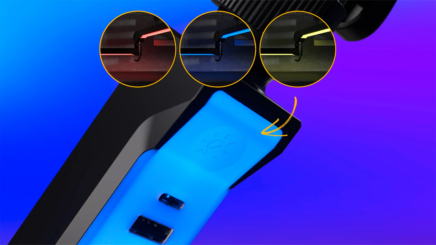 LED osvětlení ramene Endorfy Broadcast Low Profile RGB