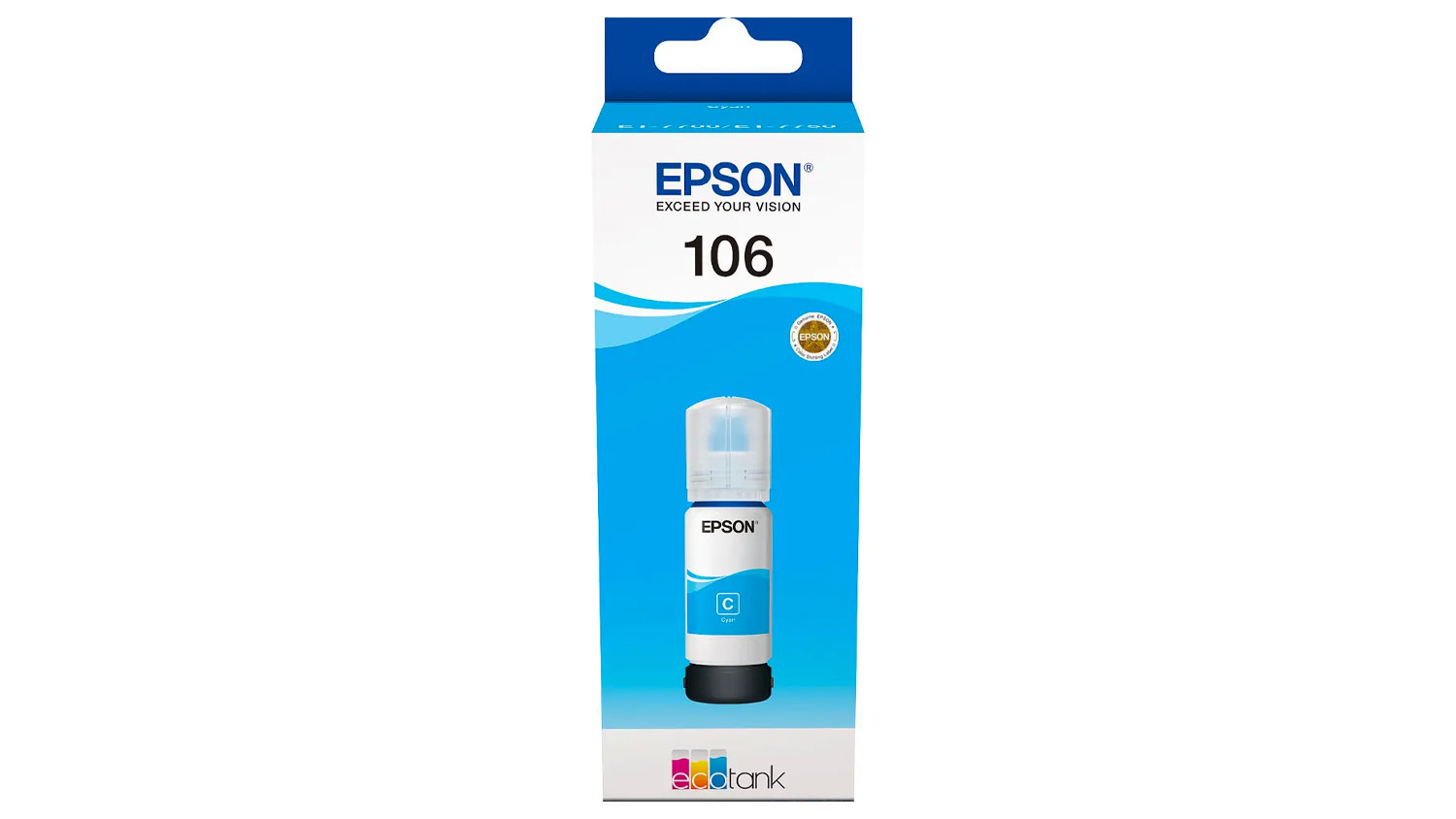 Origin&aacute;ln&iacute; cartridge Epson EcoTank 106 Cyan