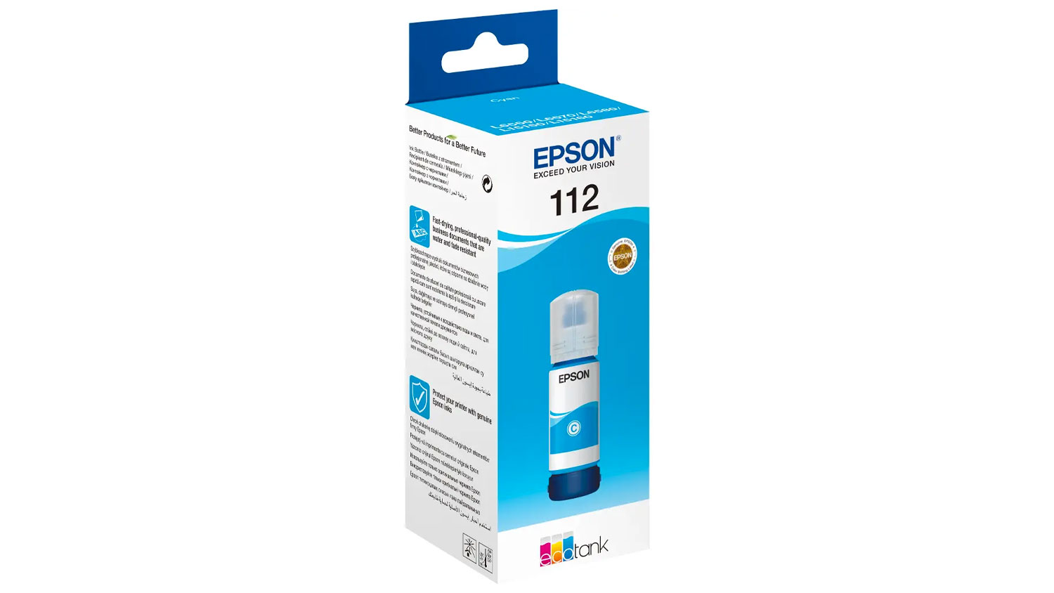 Origin&aacute;ln&iacute; cartridge Epson EcoTank 112 Cyan